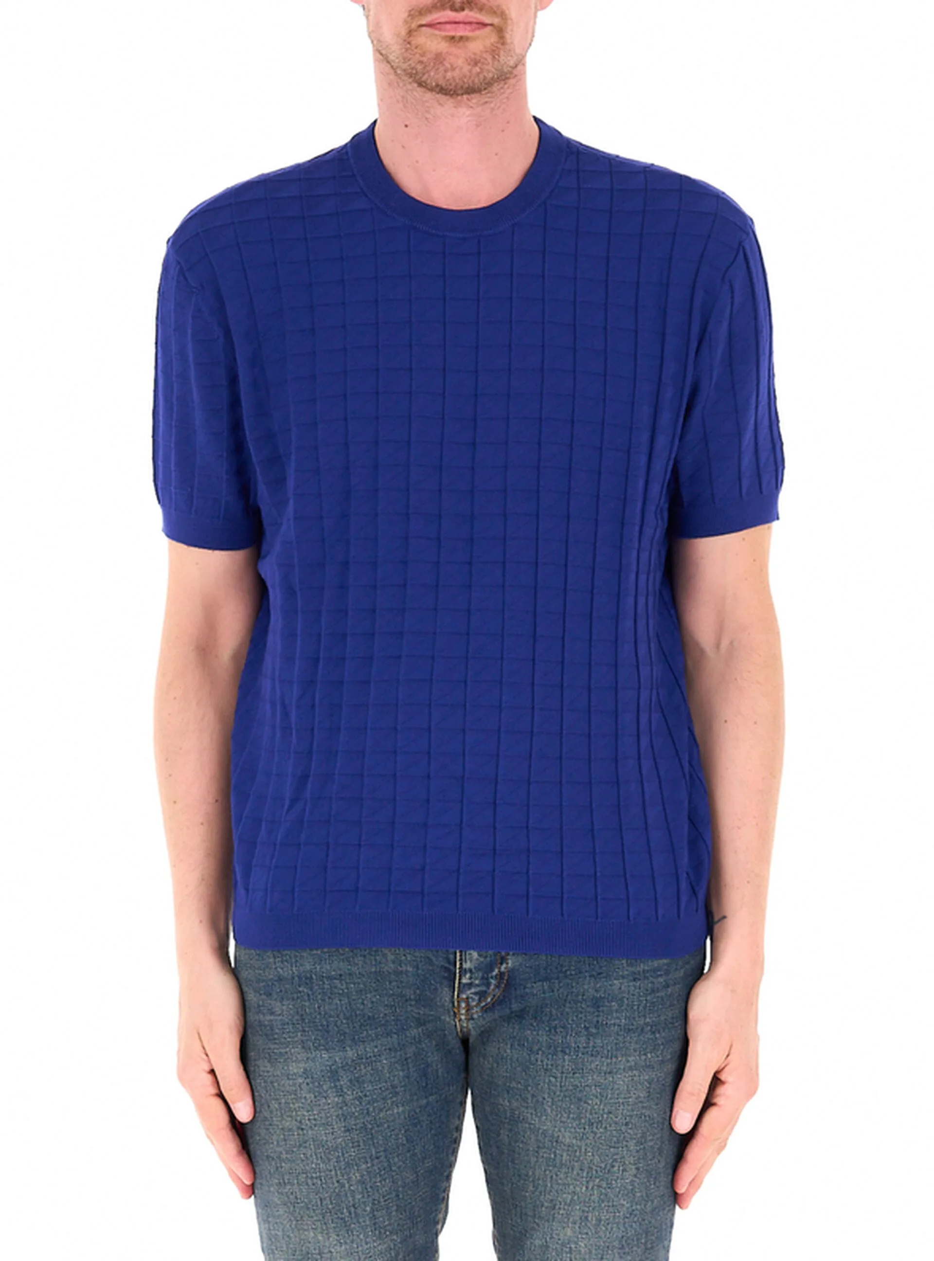 Maglia maniche corte BLU ELETTRICO XS - Armani exchange - FashionsVida