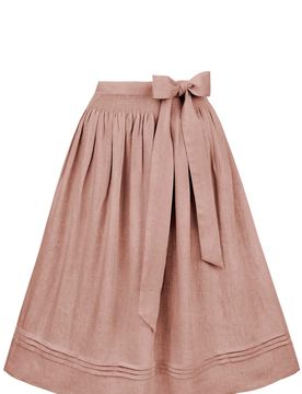 Dirndlschürze Mina (altrosa, Gr. 1 (34-38)) von für Damen, Dirndlschürzen, 70% Leinen, 30% Viskose