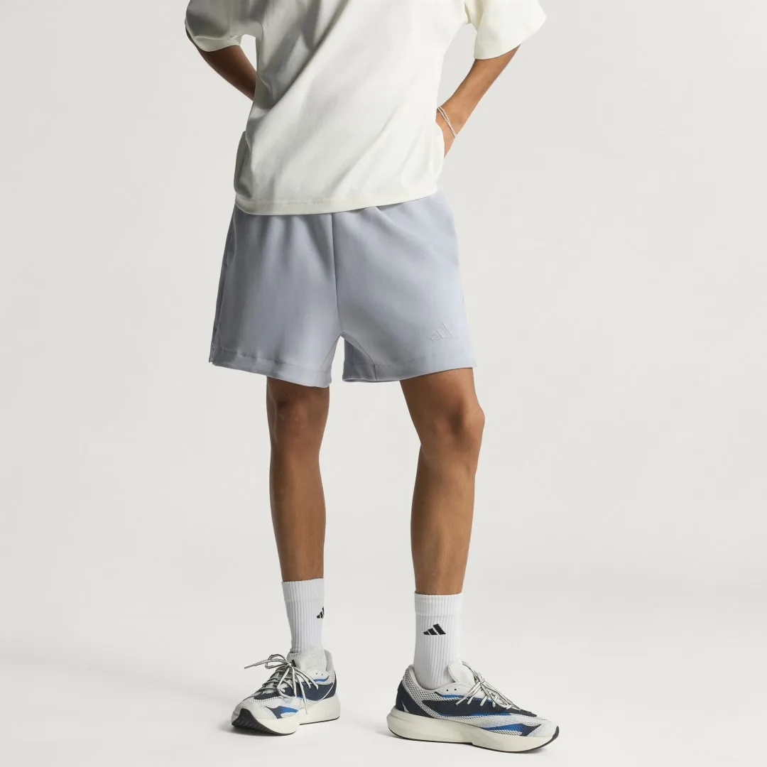 Adidas SOFT LUX SHORT L Halo Silver - Adidas - FashionsVida