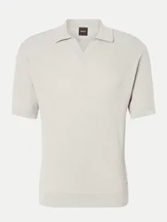 Orange Strickpolo Aravolo Beige XL