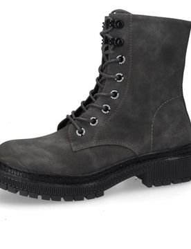 Boot - Schnürboots - EU40 - für Damen - Größe EU40 - dunkelgrau/schwarz - Frauen - female