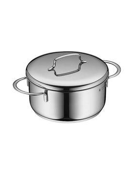 Mini Bratentopf mit Deckel 16cm Cromargan silber baby