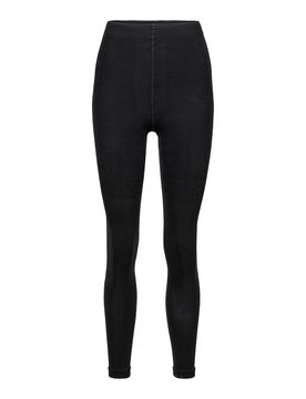 Leggings mit Merinowolle L schwarz