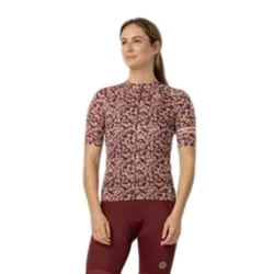 Maglia A Maniche Corte Mini Flower Essential Modica Brown