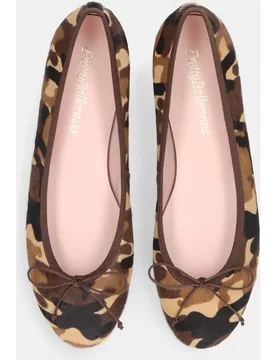 Bailarinas nicole de mujer en poni estampado - Pretty Ballerinas - FashionsVida