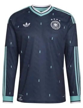Deutschland Langarm Auswärts Trikot Coupe du Monde 2026 - Bleu - male - Size: XS