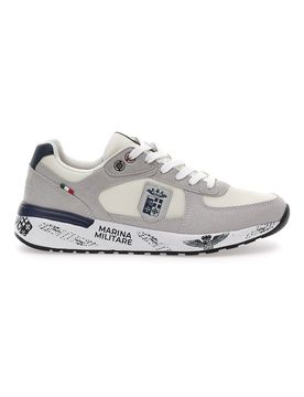 Sneakers Bianche e Grigie Con Memory Soft MM2281 40