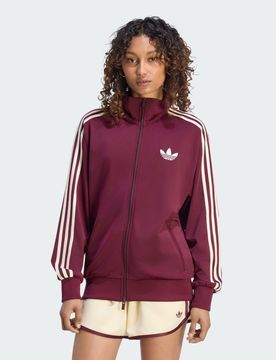 Felpa sportiva Firebird larga XL Maroon / Cream White