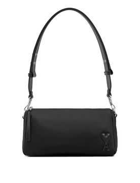 Ami Paris Minibag In Nylon E Tela