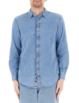 Camicia in jeans BLU CHIARO S - Guess - FashionsVida