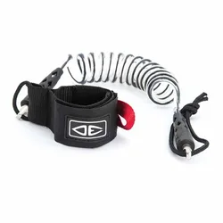 Leash De Surf Paddle Coil Black One Size unisex