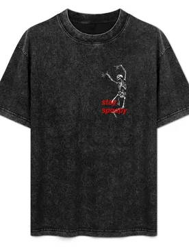 Spoopy Skeleton T-Shirt Plus Size Street Style Tee - Aliexpress - FashionsVida