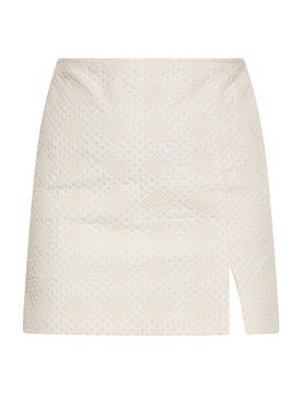 IZIA Falda crema / blanco