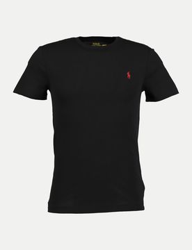 Polo Basic T-Shirt Schwarz M