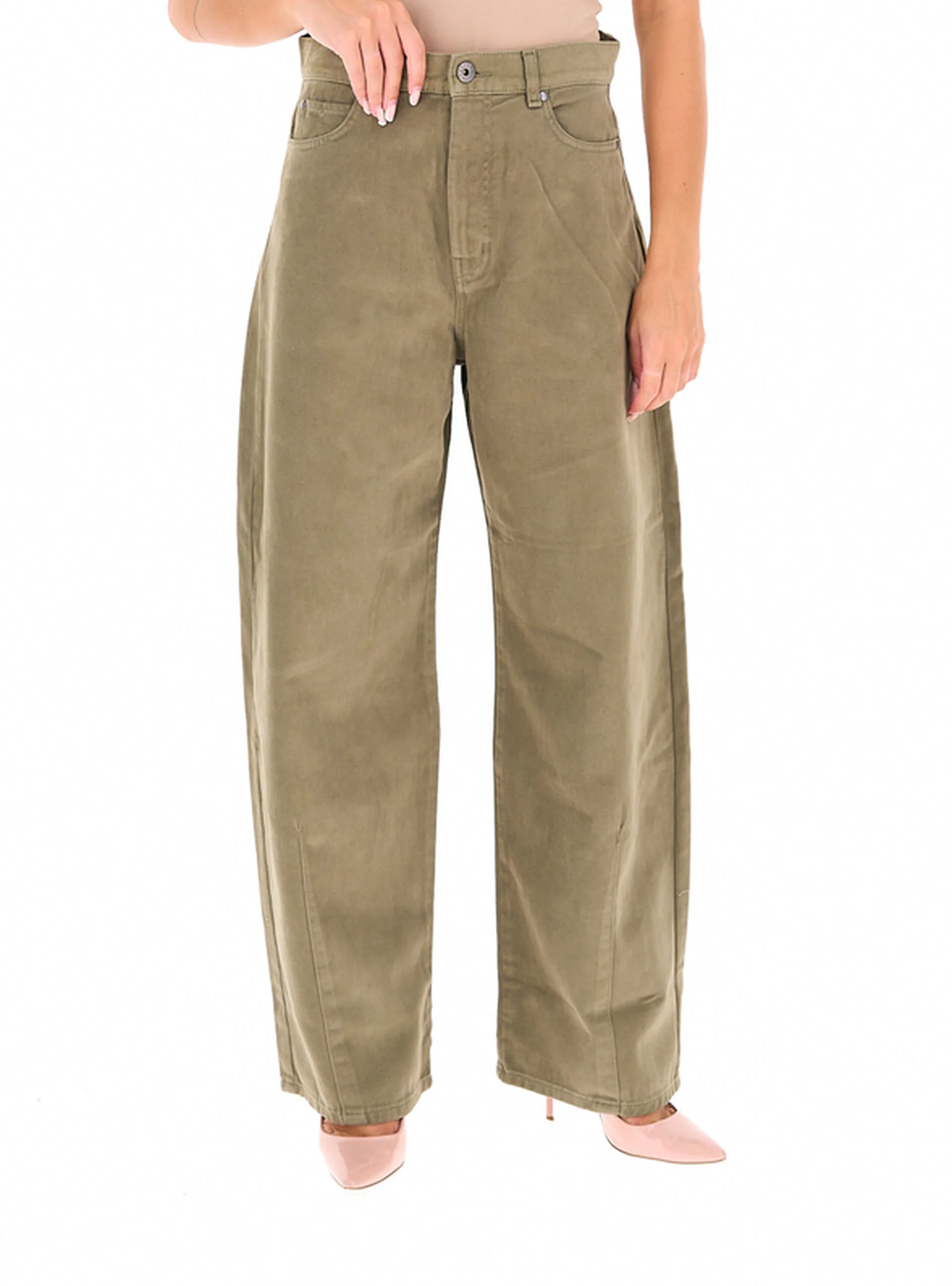 Pantalone balloon ECRU 42 - WEEKEND MAX MARA - FashionsVida