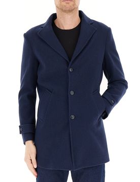 Cappotto monopetto BLU NAVY 46