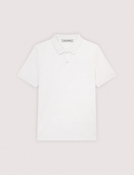 TRUSSARDI polo slim fit uomo bianco