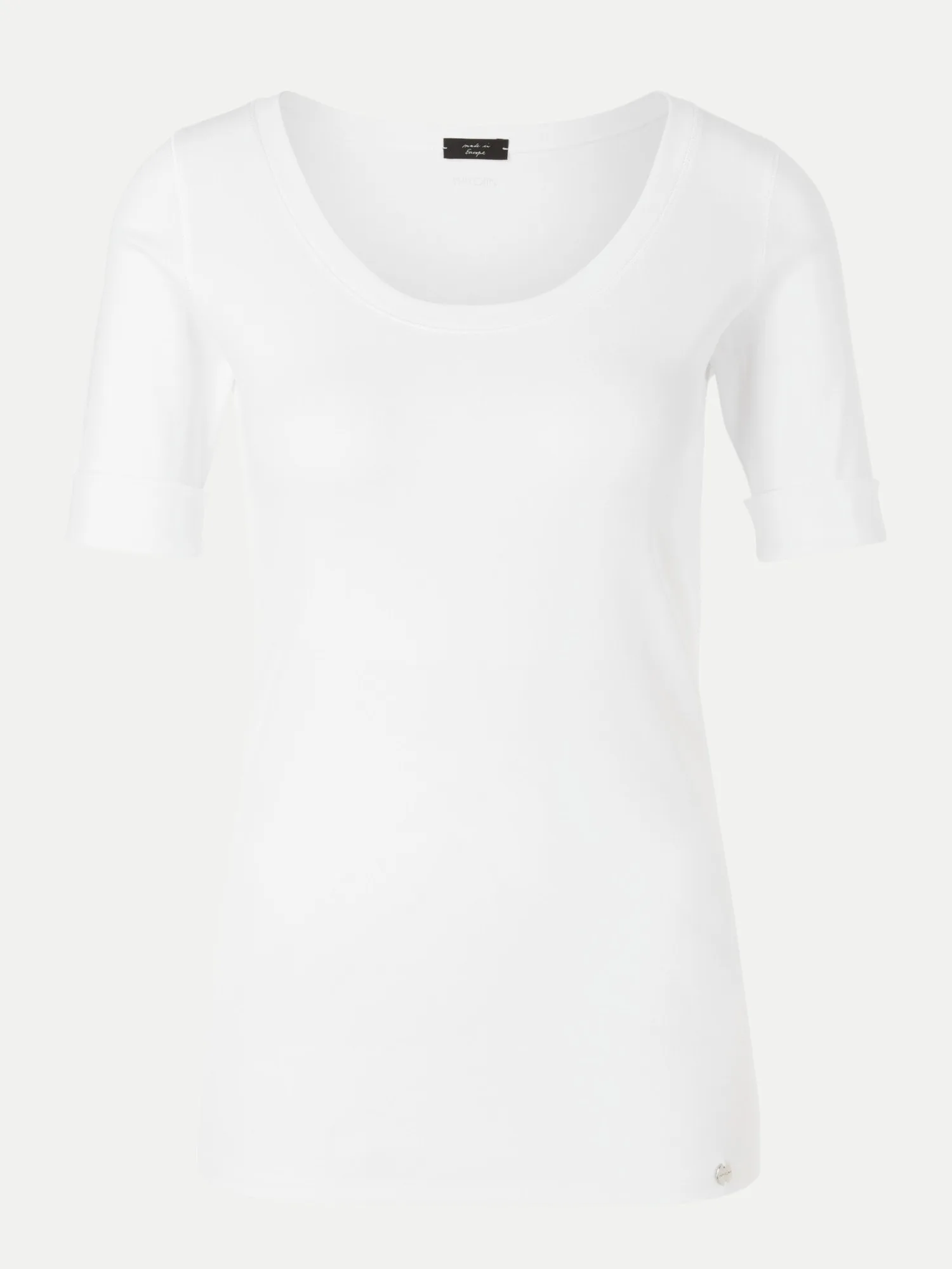 Marc Cain Basic T-Shirt Weiß 42 - Marc - FashionsVida