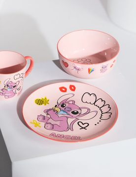 Piatto in ceramica Lilo & Stitch - multicolor