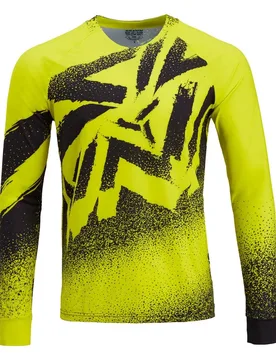 Maglietta A Maniche Lunghe Cortino Neon / Black - SILVINI - FashionsVida