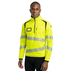Sweat à Demi-zip Accelerate Safe 19005 Hi-Vis Yellow / Black S