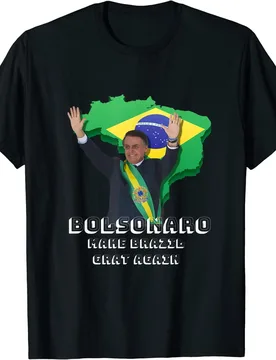 Republic of Brazil Jair Bolsonaro Presidente 2022 Men T-Shirt Short Sleeve Casual Cotton O-Neck Summer T Shirt - Aliexpress - FashionsVida