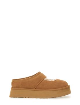 Women's Leather Mary Jane Slippers