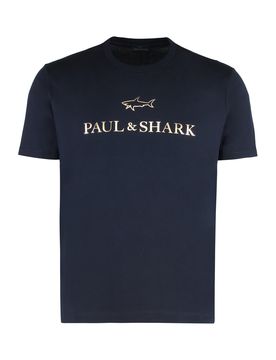 Cotton Logo Print T-Shirt