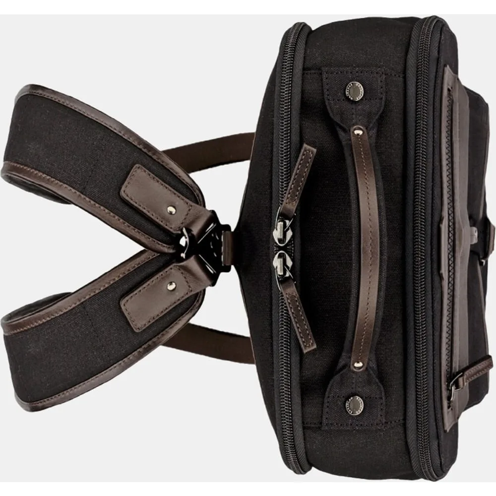 Mochila de hombre de algodón y detalles en piel - Scharlau - FashionsVida