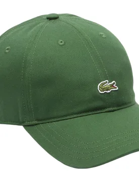 Kappe aus Baumwoll-Twill - Mütze-Cap - gruen - Unisex - Size: OSFA - Lacoste - FashionsVida