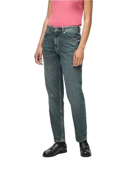 Jean A4w10035 Mom Fit Rust Washed Blue 28