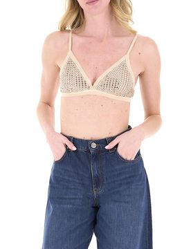 Reggiseno con strass CHAMPAGNE S