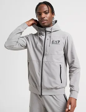 Mens Felpa con Cappuccio Woven Tech - Grigio, grigio grigio Uomo taglia XL - Emporio armani - FashionsVida