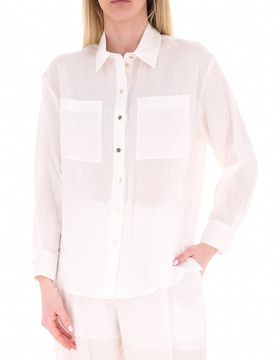 Camicia in ramie LIU JEANS PANNA 42