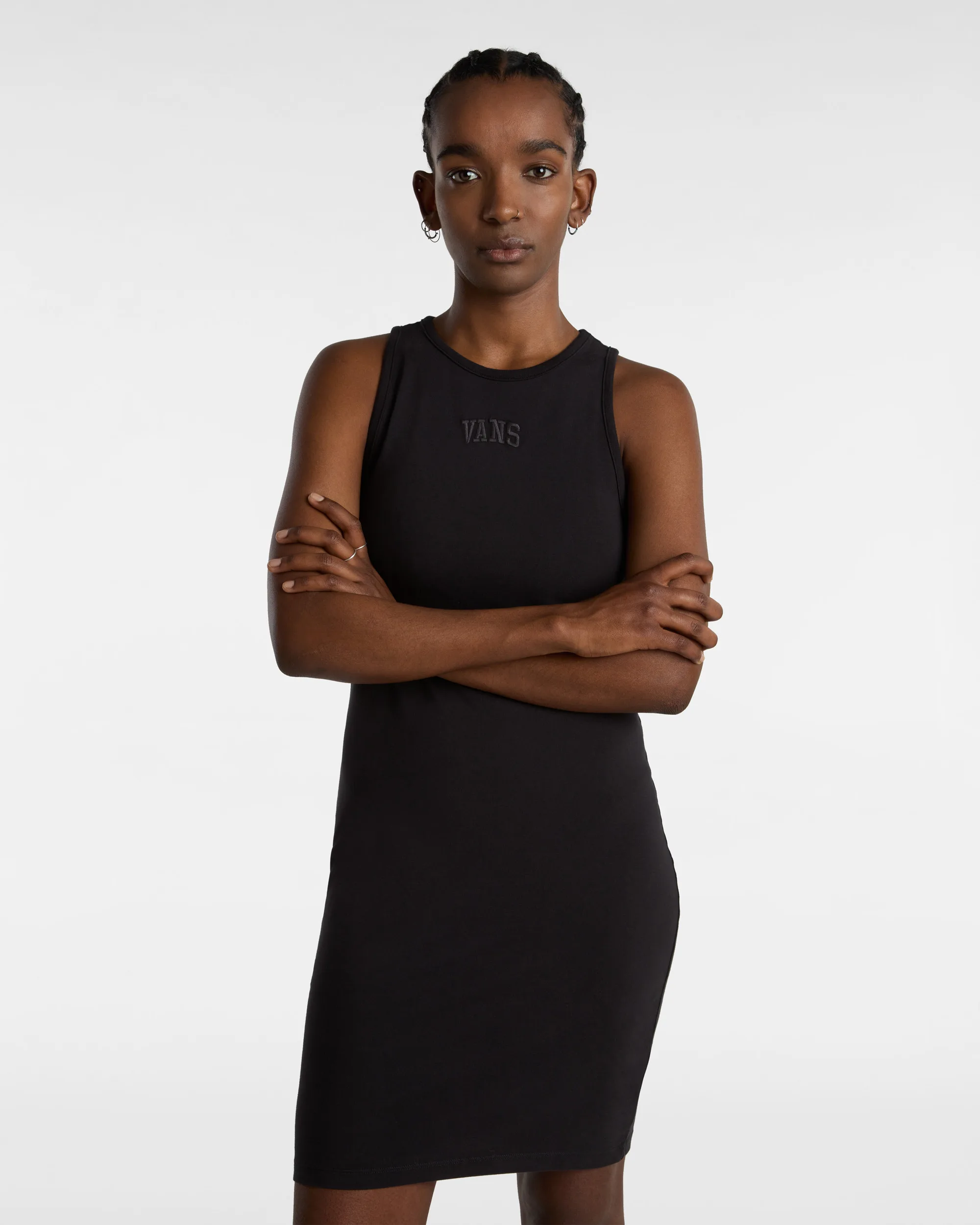 Womens Varsity Tank Dress - Black - Size 2xl - Vans - FashionsVida