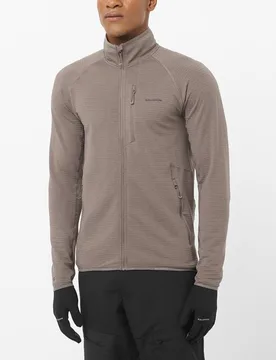 Chaqueta intermedia de cremallera completa para hombre SNTIAL LIGHTWARM FZ M - Salomon - FashionsVida