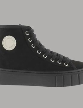 Scarpe Alte Abril 1270106 Tessuto Scamosciato Suola Gomma Naturale