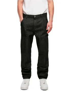 Jeans Double Knee Real Black Washed 32