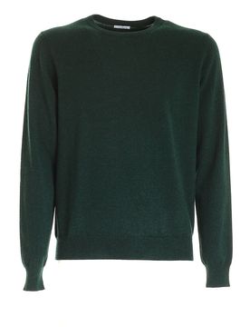 Malo Maglione in cashmere verde
