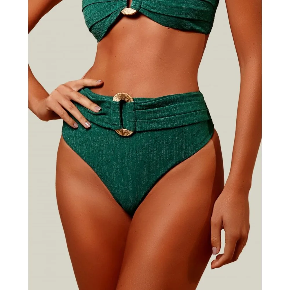 Braga de bikini culotte lisa - Karla Vivian - FashionsVida
