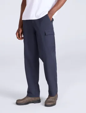 Melbourne Mens Cargo Trousers - Navy - Navy - Size: W40 - Animal - FashionsVida