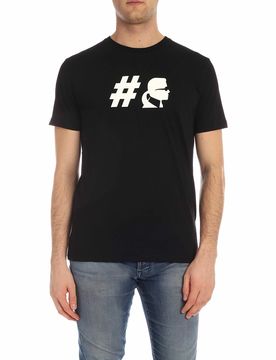 Karl Lagerfeld T-shirt Kameo nera