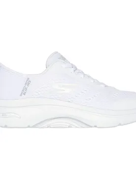 Go Walk Arch Fit 2.0 - Valencia Damen Slipper, weiß, Größe 40 40