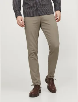 Slim Fit 5 Pocket Chinos Beige male - Jack & jones - FashionsVida
