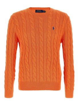 Maglione intrecciato in cotone