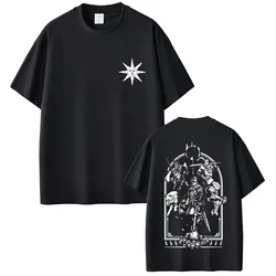 Game Dark Souls Praise The Sun Graphic T-shirt Men Women Vintage Gothic Rock T-shirts Men's Casual Cotton Short Sleeve T Shirts