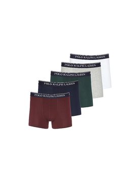 Pantalones paquete de 5 azul marino / gris / verde / vino / blanco azul oscuro L
