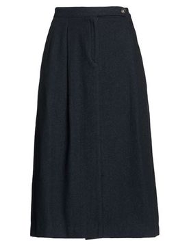 Falda midi Mujer Azul marino 34 Mujer