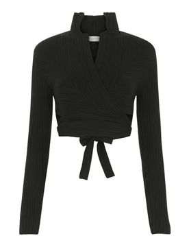 Top con lavorazione tricot
