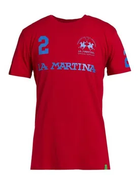 T-shirts Herren Rot L Herren - La martina - FashionsVida